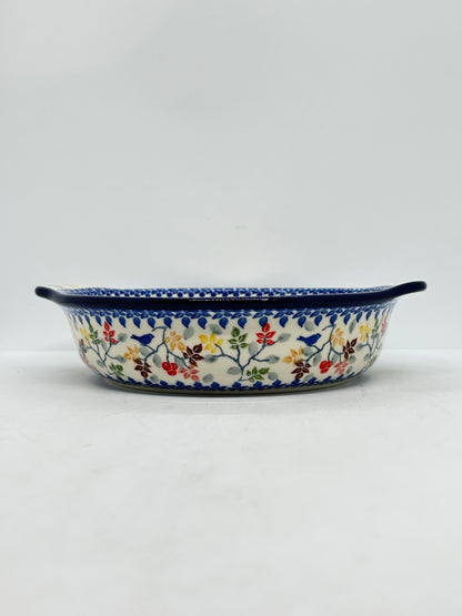Baker ~ Round w/ Handles ~ 8 inch ~ 3208X - T4!