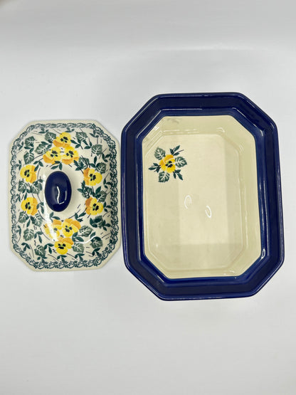 Covered Container ~ 4"H x 4"W x 6"L ~ 3299X ~ T4!