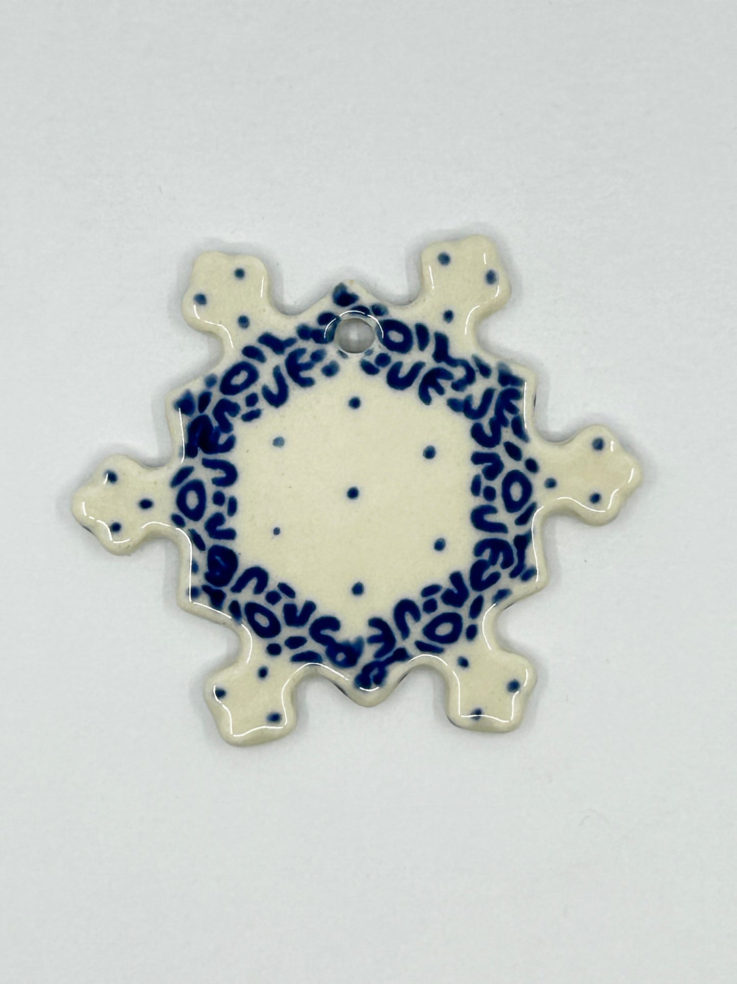 Ornament ~ Snowflake ~ 3 x 3 inch ~ 0056 ~ T1!