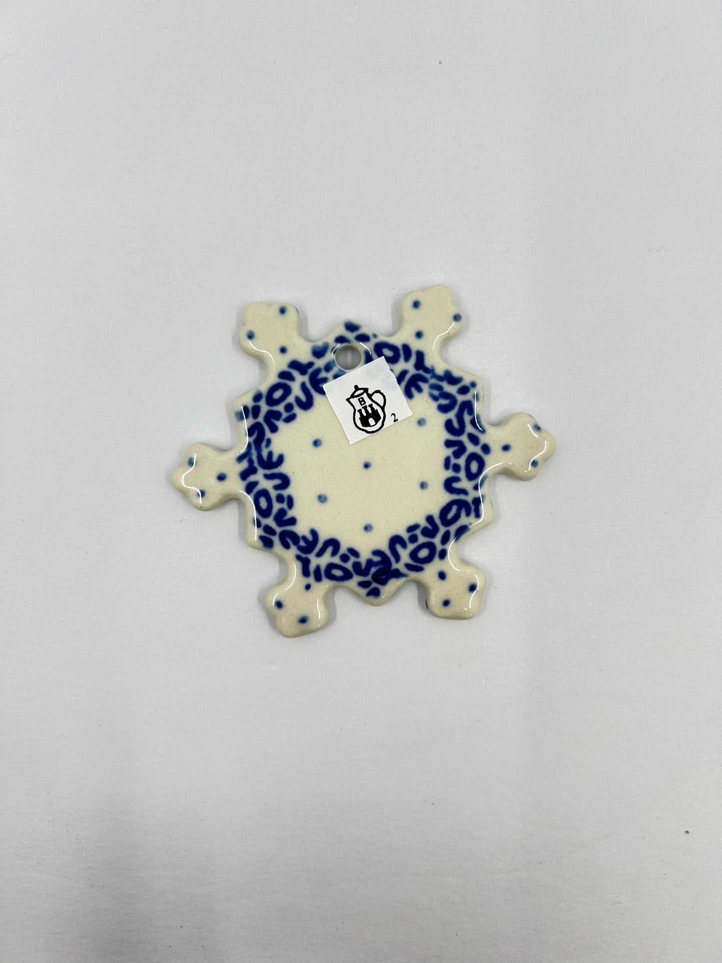 Ornament ~ Snowflake ~ 3 x 3 inch ~ 0056 ~ T1!