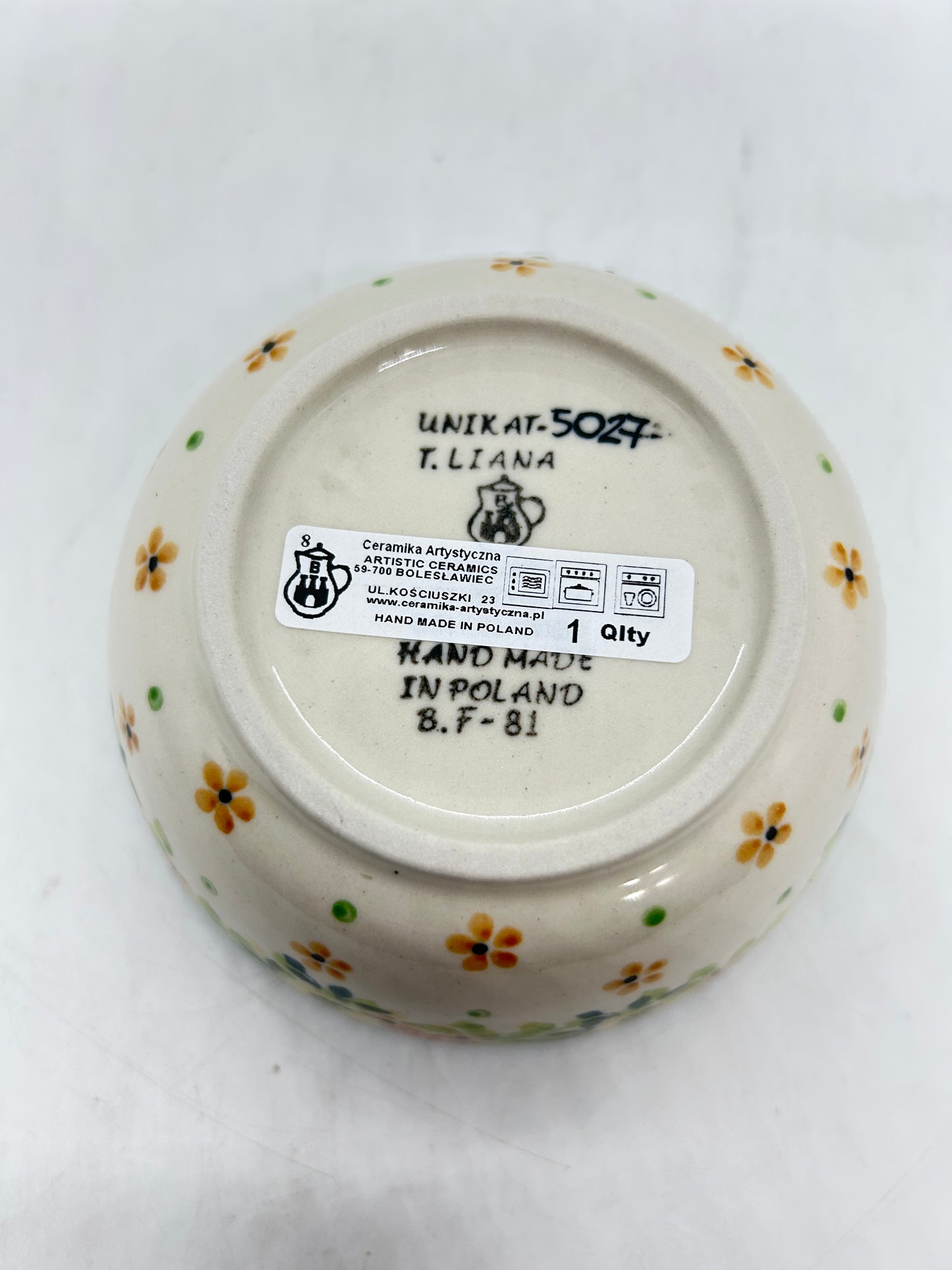 Bowl ~ Ice Cream ~ 4.5 inch ~ U5027 ~ U3!