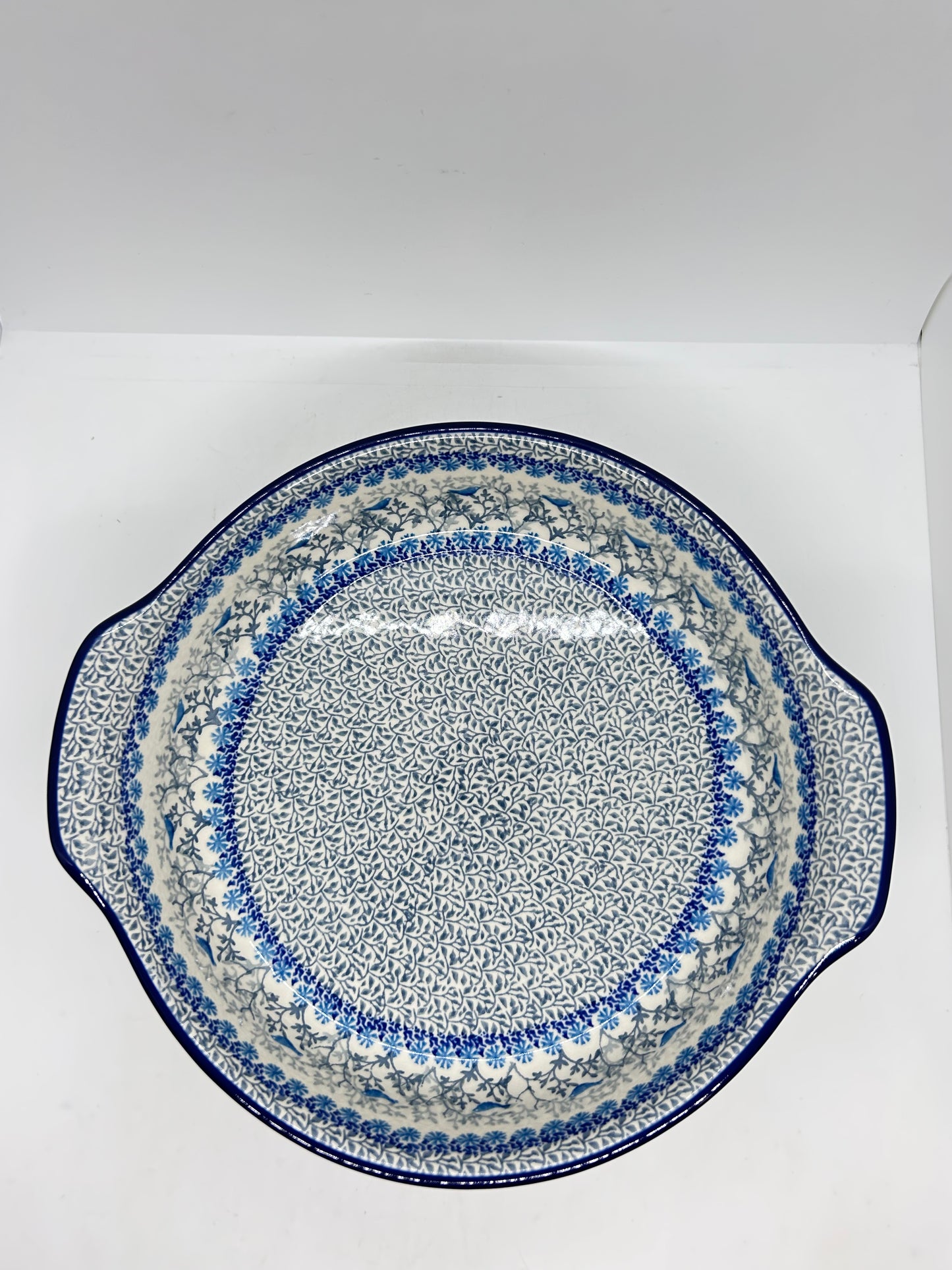 417 ~ Baker ~ Round w/ Handles ~ 10" - 2829X - T4!