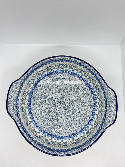 417 ~ Baker ~ Round w/ Handles ~ 10" - 2829X - T4!