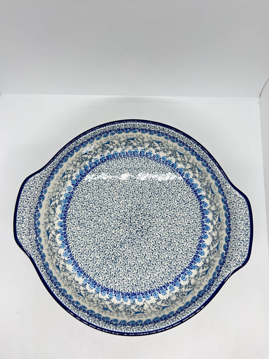 417 ~ Baker ~ Round w/ Handles ~ 10" - 2829X - T4!
