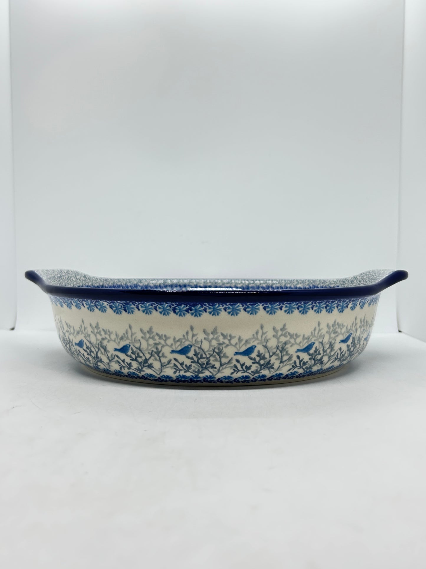 417 ~ Baker ~ Round w/ Handles ~ 10" - 2829X - T4!