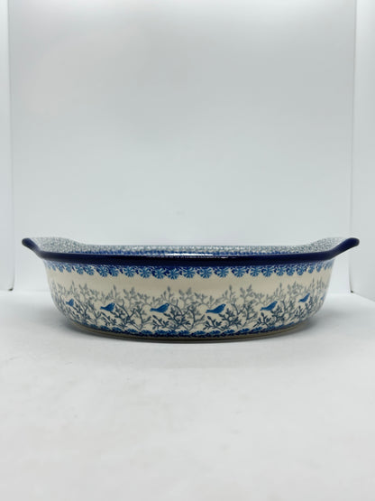 417 ~ Baker ~ Round w/ Handles ~ 10" - 2829X - T4!