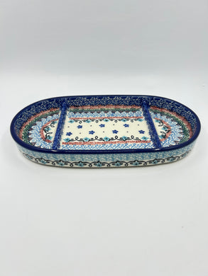 Divided Oval Tray - U5198 ~ U3*