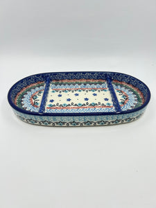 Divided Oval Tray - U5198 ~ U3*