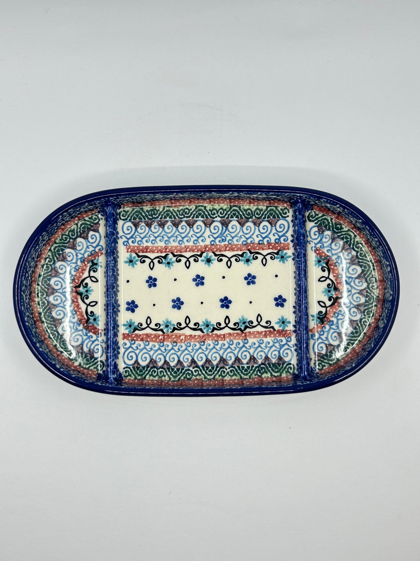 Divided Oval Tray - U5198 ~ U3*