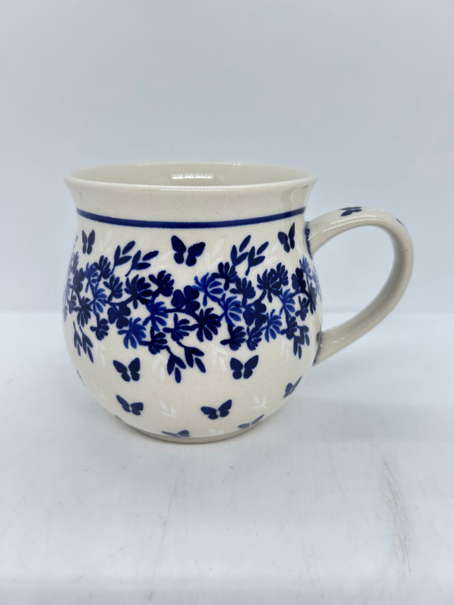 Lady Blue 16 oz Bubble Mug - 008 - U3