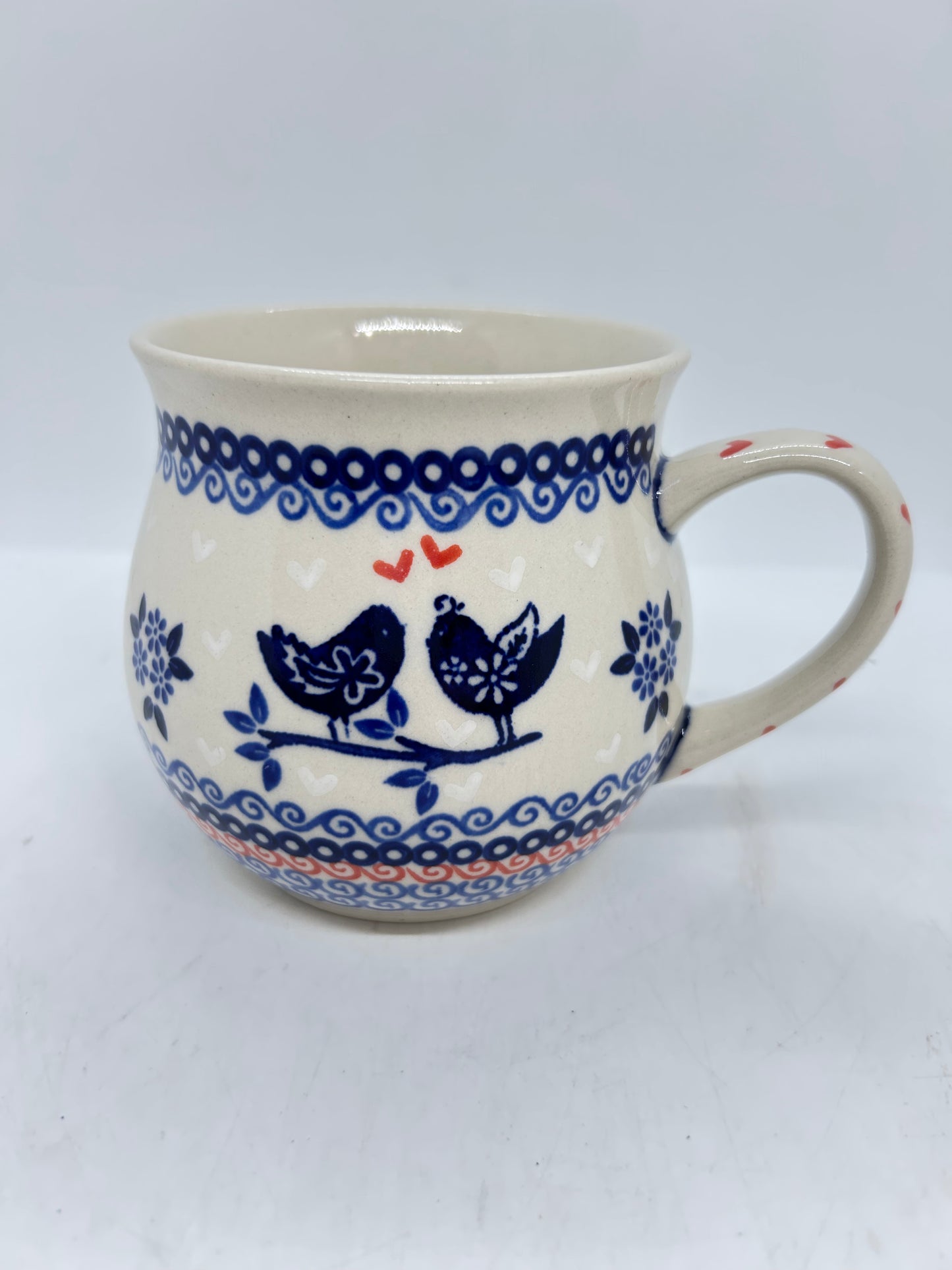 Lady Blue 16 oz Bubble Mug - 022 - U3