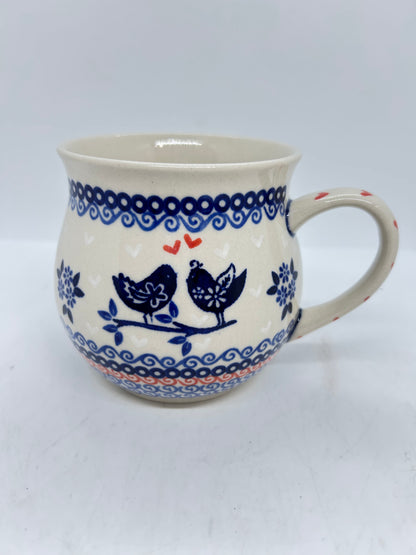 Lady Blue 16 oz Bubble Mug - 022 - U3
