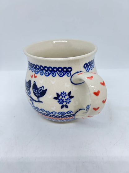 Lady Blue 16 oz Bubble Mug - 022 - U3