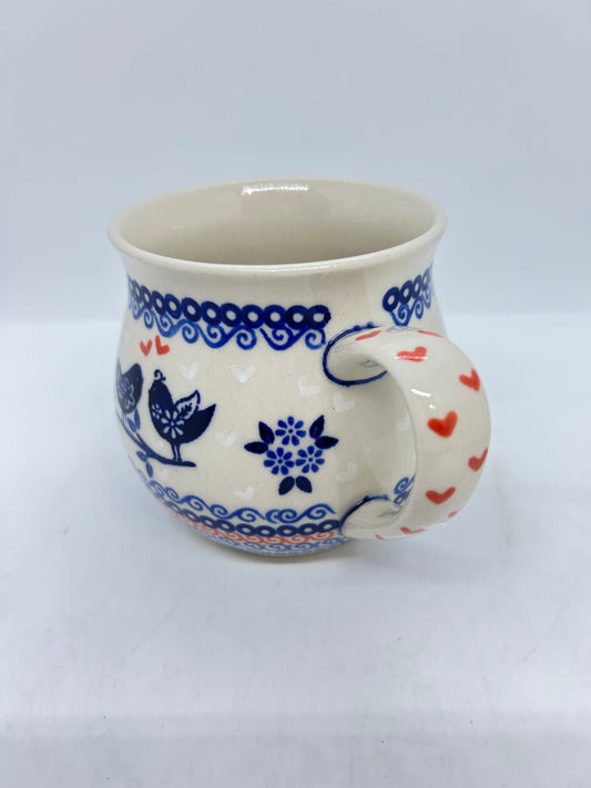 Lady Blue 16 oz Bubble Mug - 022 - U3