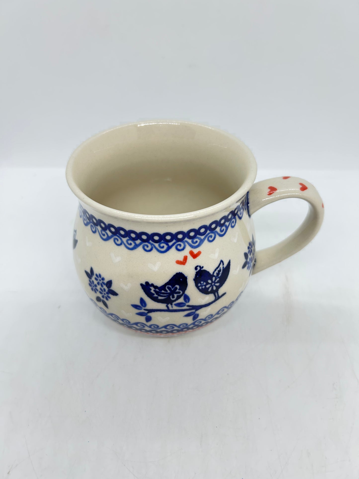 Lady Blue 16 oz Bubble Mug - 022 - U3