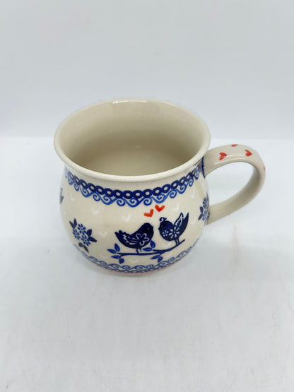 Lady Blue 16 oz Bubble Mug - 022 - U3
