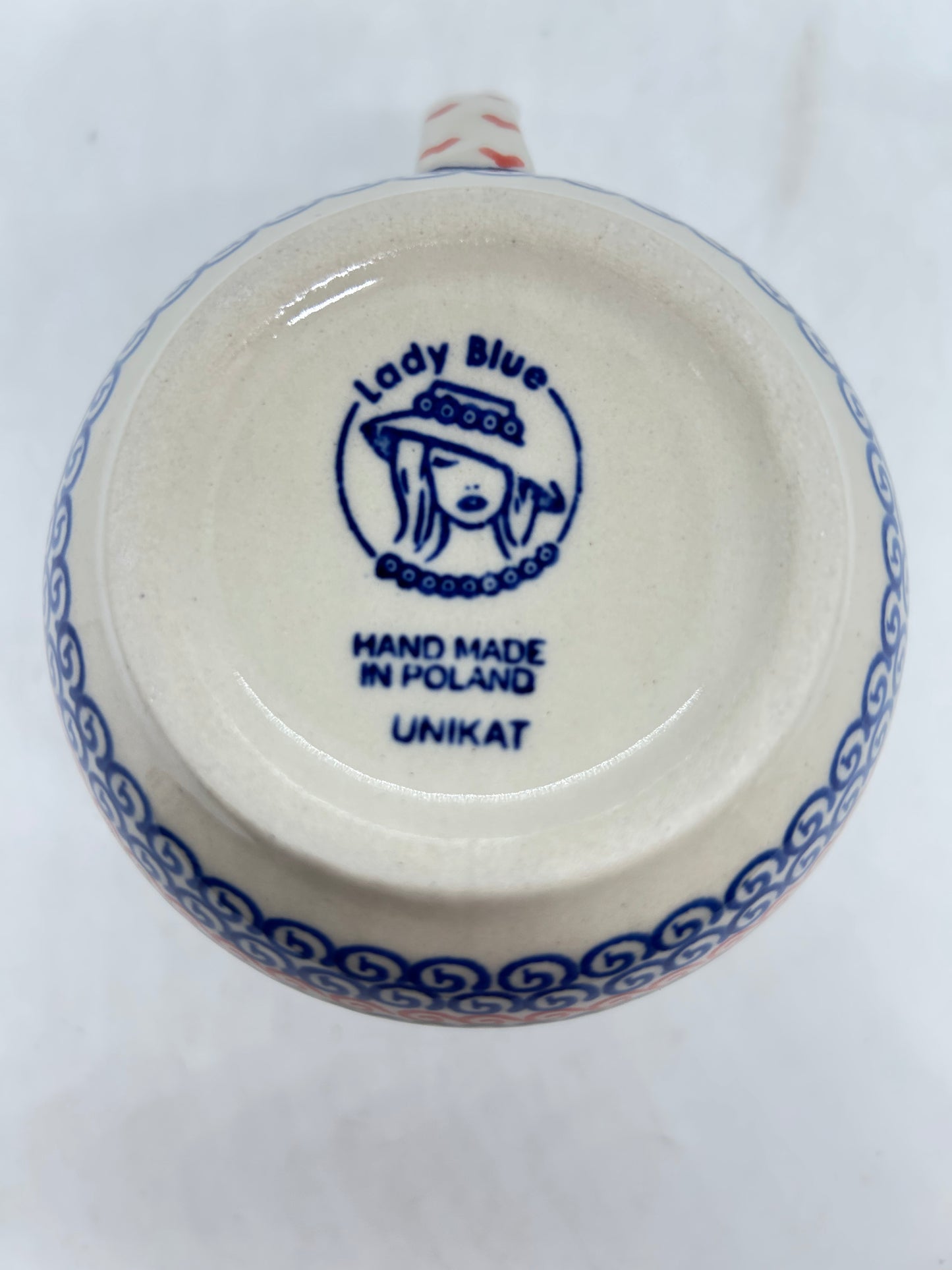 Lady Blue 16 oz Bubble Mug - 022 - U3