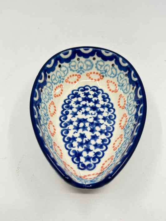 Pottery Misfit Spoon Rest ~ 3.25W x 5L - 3363X - T4*