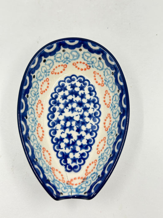 Pottery Misfit Spoon Rest ~ 3.25W x 5L - 3363X - T4*