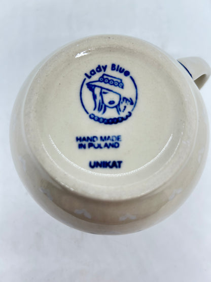 Pottery Misfit - Lady Blue 16 oz Bubble Mug - 002 - U3