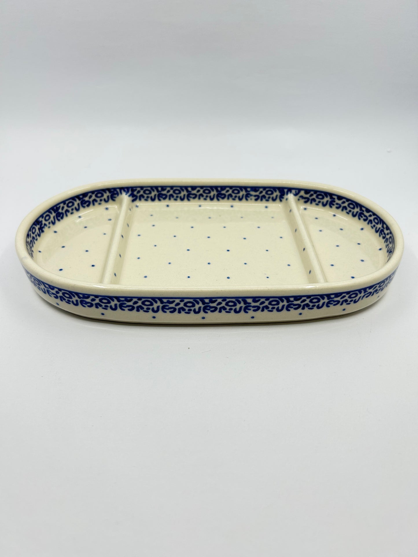 Divided Oval Tray - 0056 ~ T1!