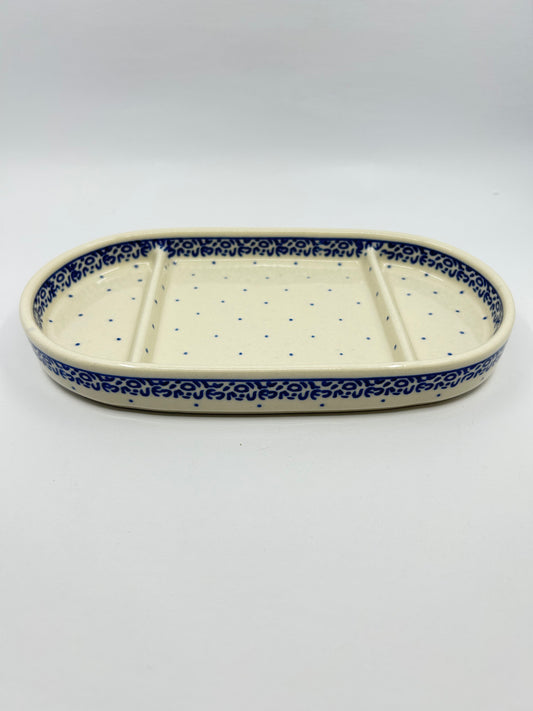 Divided Oval Tray - 0056 ~ T1!