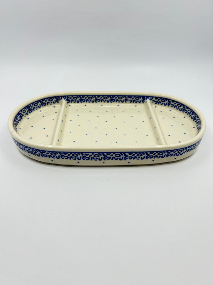 Divided Oval Tray - 0056 ~ T1!
