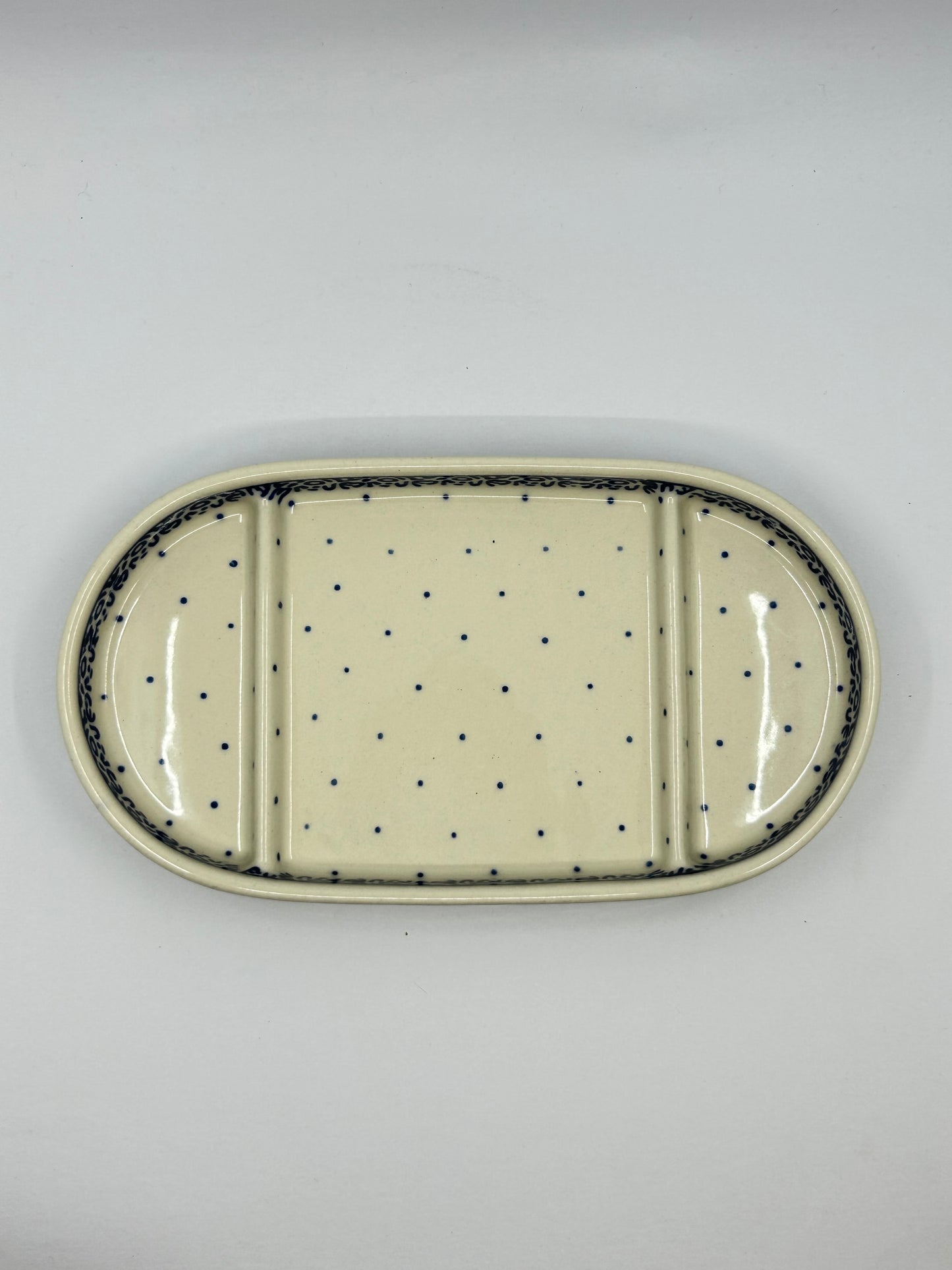 Divided Oval Tray - 0056 ~ T1!