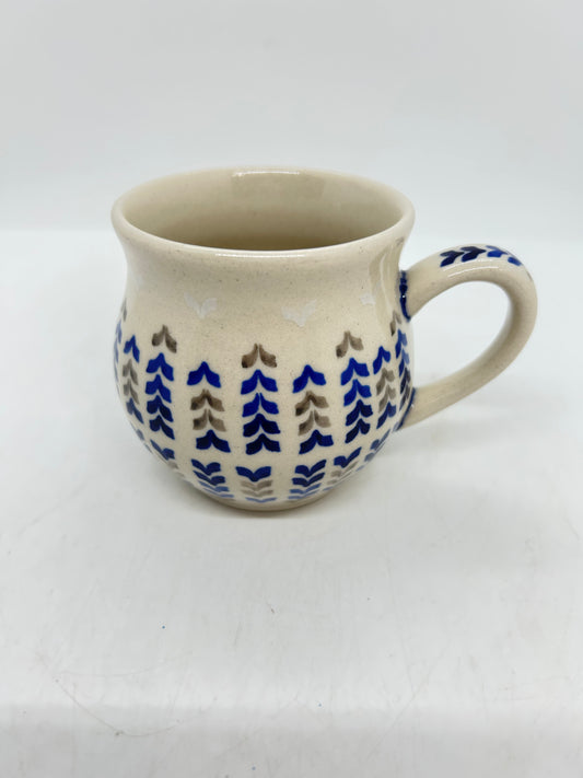 Pottery Misfit - Lady Blue 8 oz Bubble Mug - 002- U3