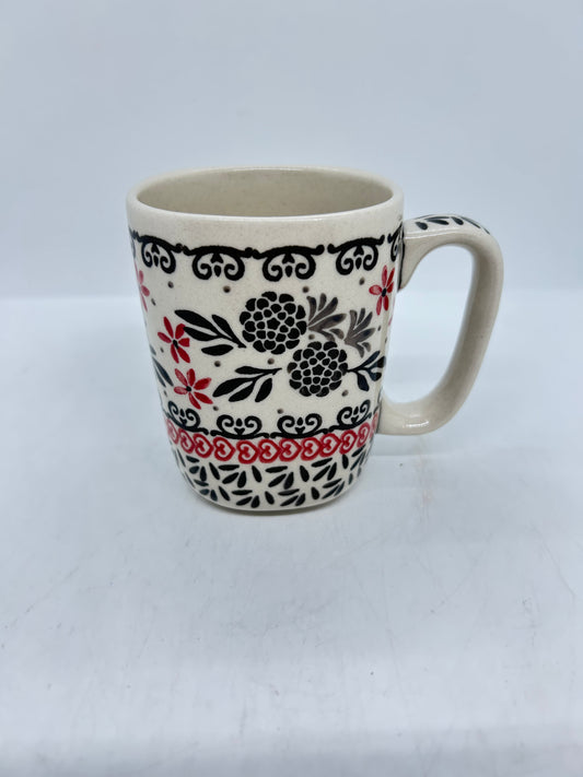 Lady Blue Square Mug - 011 - U3