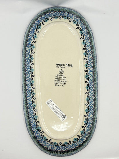 Tray ~ Scalloped Oval ~ 6.25 x 12.5 inch ~ U5198 ~ U3*