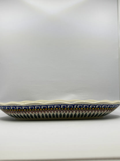 Tray ~ Scalloped Oval ~ 6.25 x 12.5 inch ~ 0192 - T4!