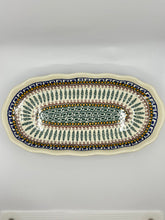 Load image into Gallery viewer, Tray ~ Scalloped Oval ~ 6.25 x 12.5 inch ~ 0192 - T4!