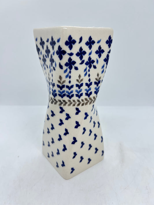 Lady Blue Twisted Vase - 005 - U3