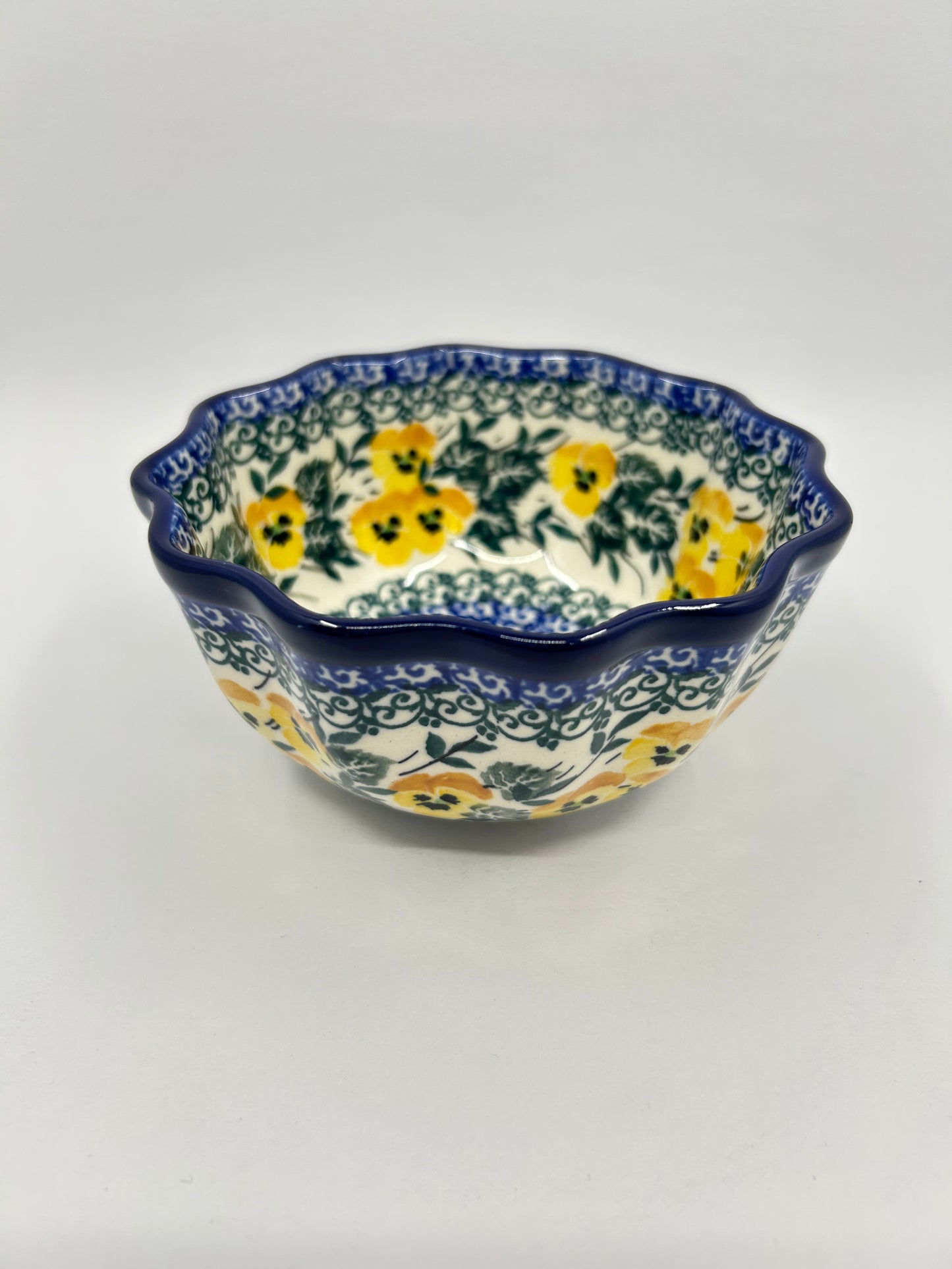 Bowl ~ Wavy Edge ~ 5 inch ~ 3299X ~ T4!