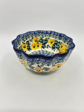 Bowl ~ Wavy Edge ~ 5 inch ~ 3299X ~ T4!