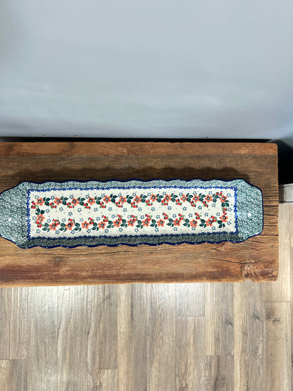 Tray ~ Scalloped Oval ~ 5.5" x 20.25" ~ 2103X - T4!