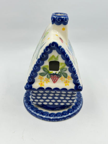 House for Votive Candle with base - U1085