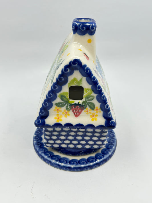 House for Votive Candle with base - U1085