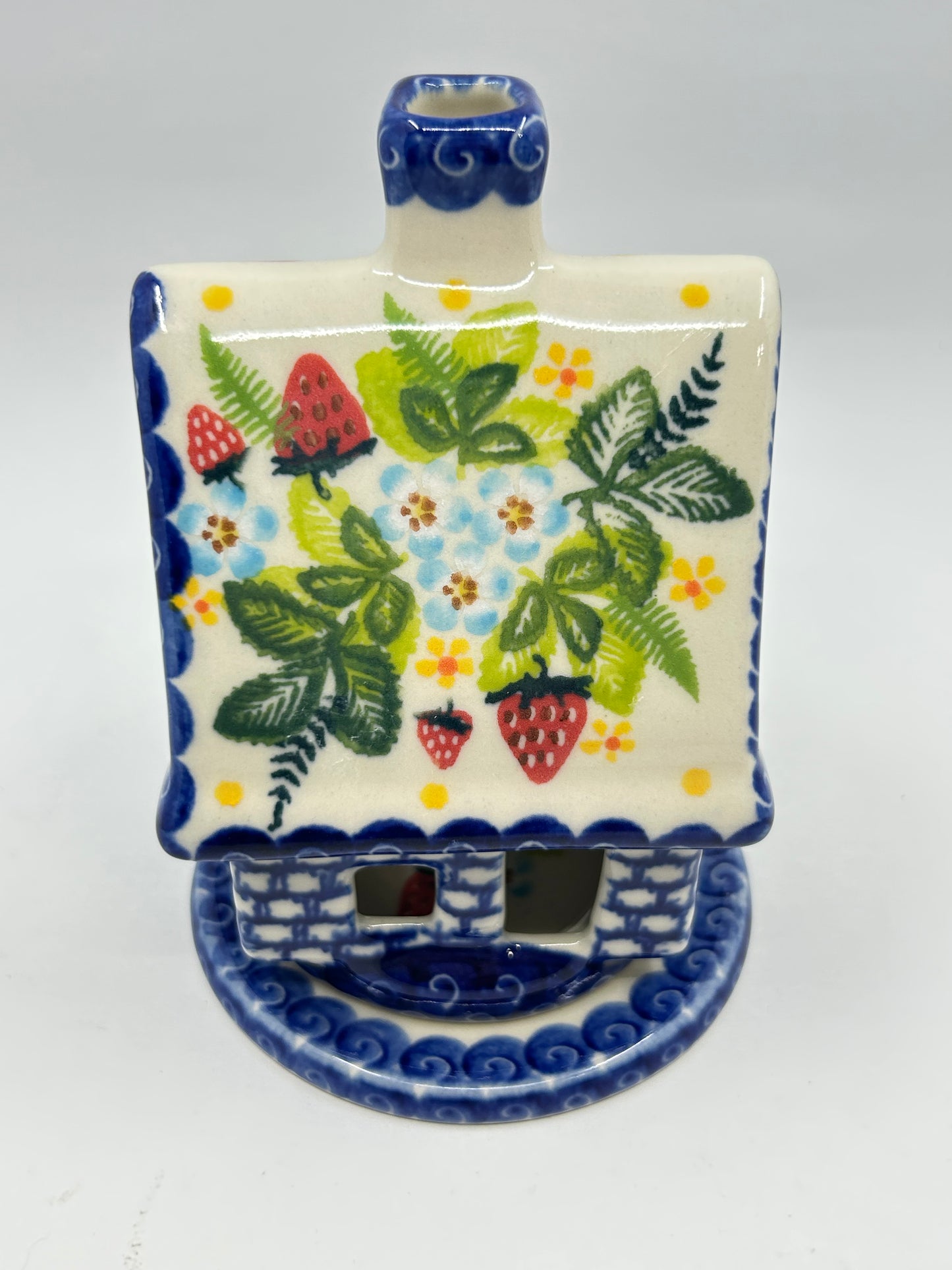 House for Votive Candle with base - U1085