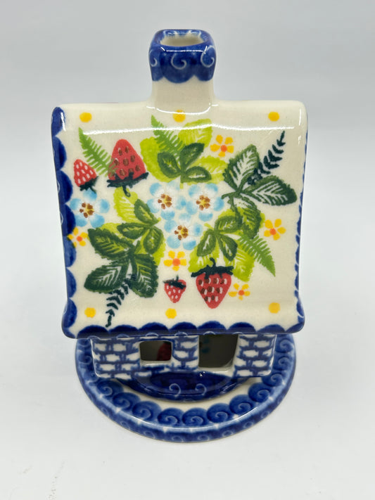 House for Votive Candle with base - U1085