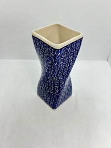 Lady Blue Twisted Vase - 007 - U3