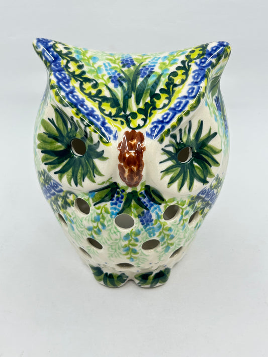 Owl Candle Holder - Green Eyes - U#1