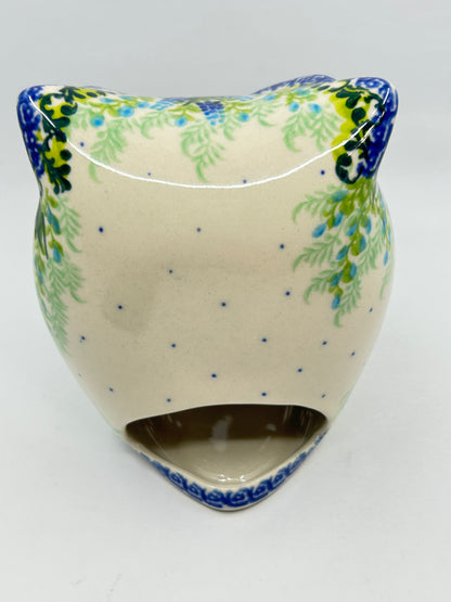 Owl Candle Holder - Green Eyes - U#1