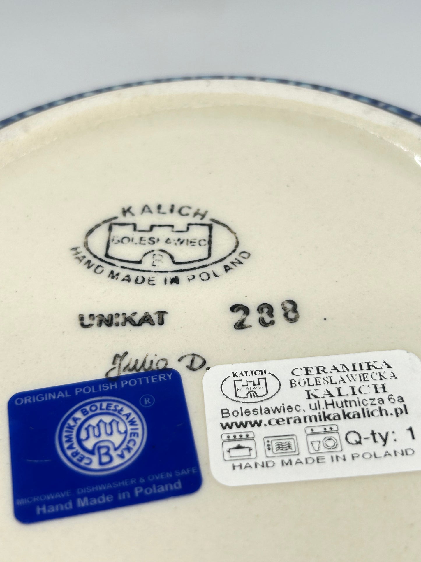 0424 Bowl - U288- U