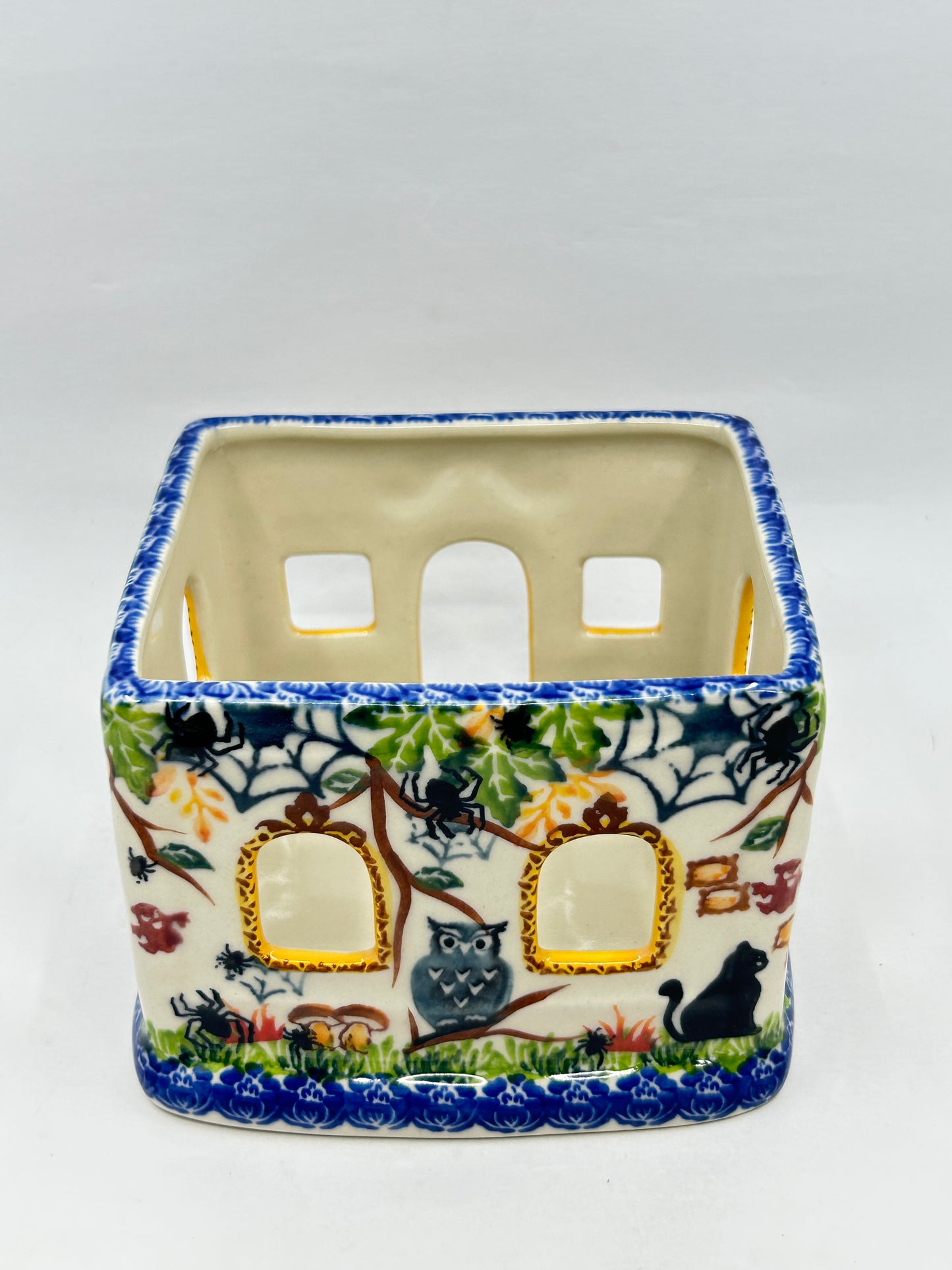 Large House Luminary - Fall with Cat - A1