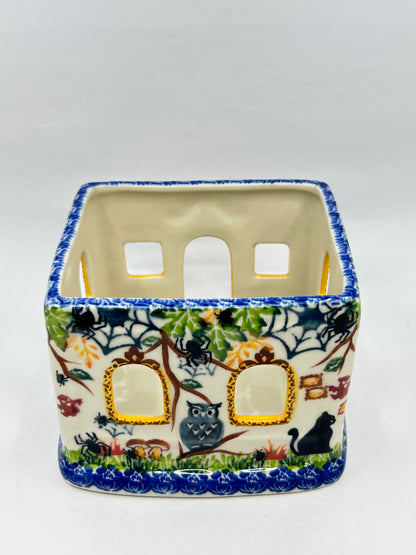 Large House Luminary - Fall with Cat - A1