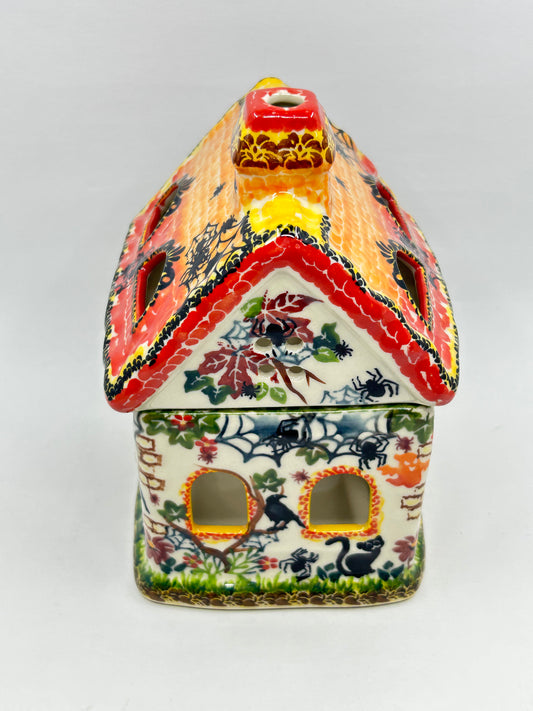 Large House Luminary - Crow and Cat - A1
