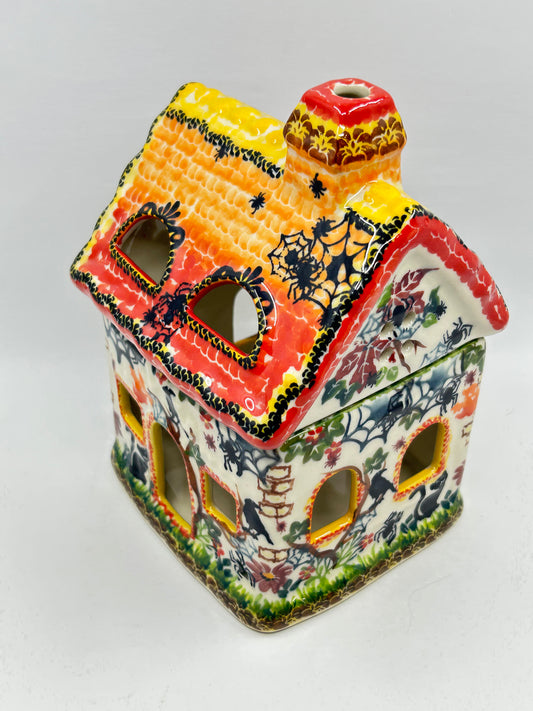 Large House Luminary - Crow and Cat - A1