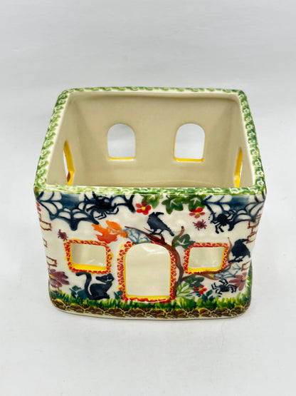 Large House Luminary - Crow and Cat - A1